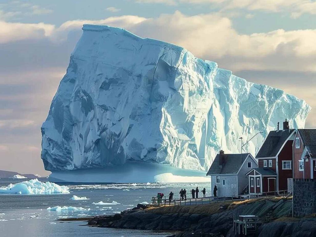 Villagers Spot Iceberg Near Shore – What They Found on Top Left Everyone Speechless